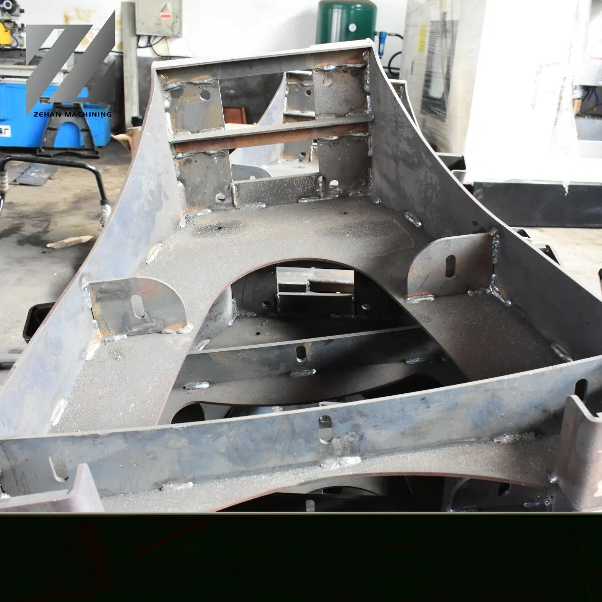 Stamping Steel Structure Laser Cutting Fabrication Iron Sheet Cutting Bending Welding Part