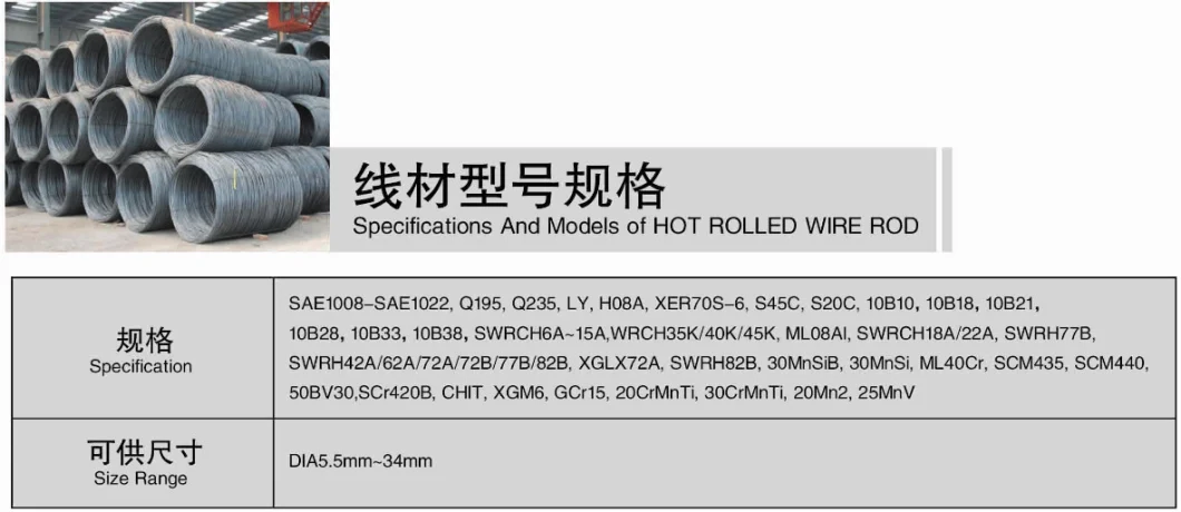 Alloy Low Carbon Steel Annealed Wire Rod in Coil