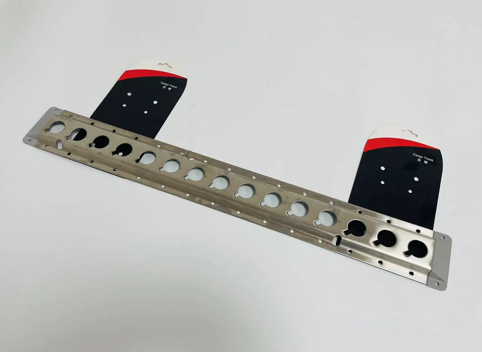 Internal Cargo Track Round Hole Truck Trailer Parts Height 12.5mm Stainless Inox 304 Matte (Powder Coated, Aluminum, Stainless Steel, Galvanized, Raw Stee)