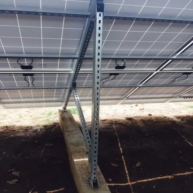 Solar Panel Installation Stand Support Steel Structure Profile
