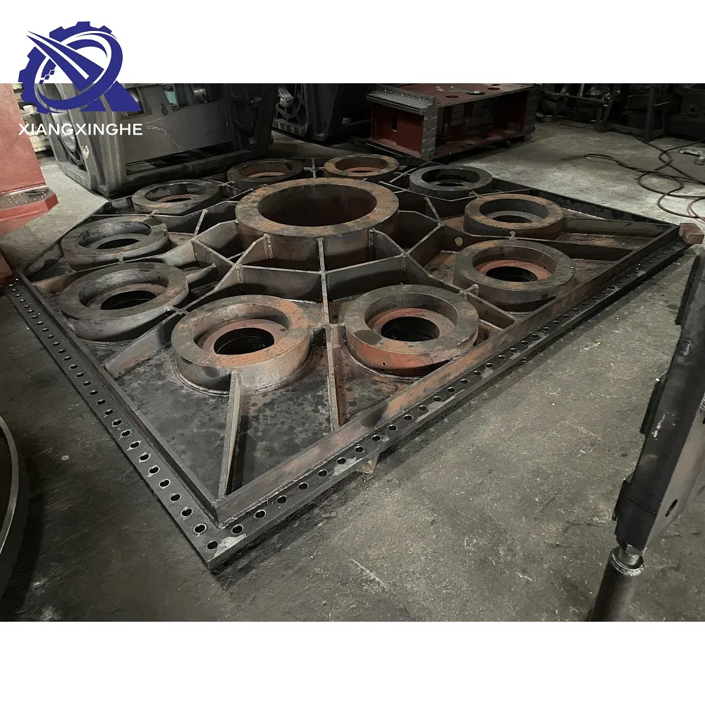 Laser Cutting Carbon Heavy Steel Structure Fabrication Welding Sheet Metal Mechanical Part