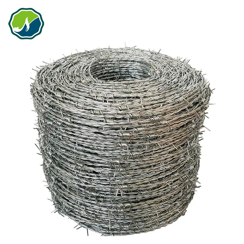 Factory Hot Dipped Galvanized PVC Stainless Steel Barbed Wire Razor Fencing Wire Price