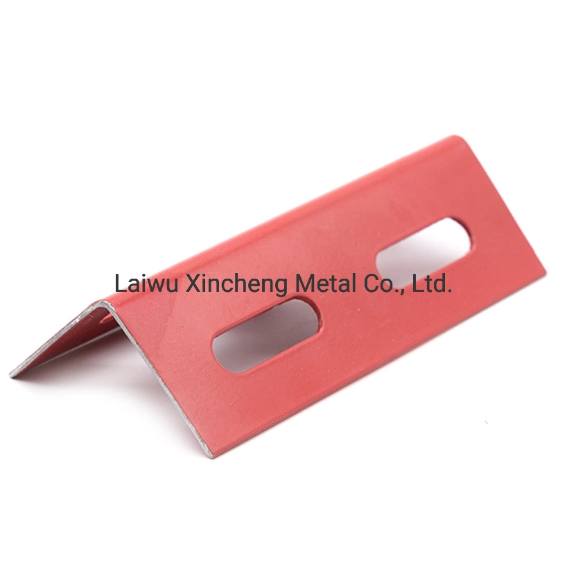 Preforated Powder Coated Galvanized Dexion Steel Iron Angle Shelf / Slotted Angle Bar