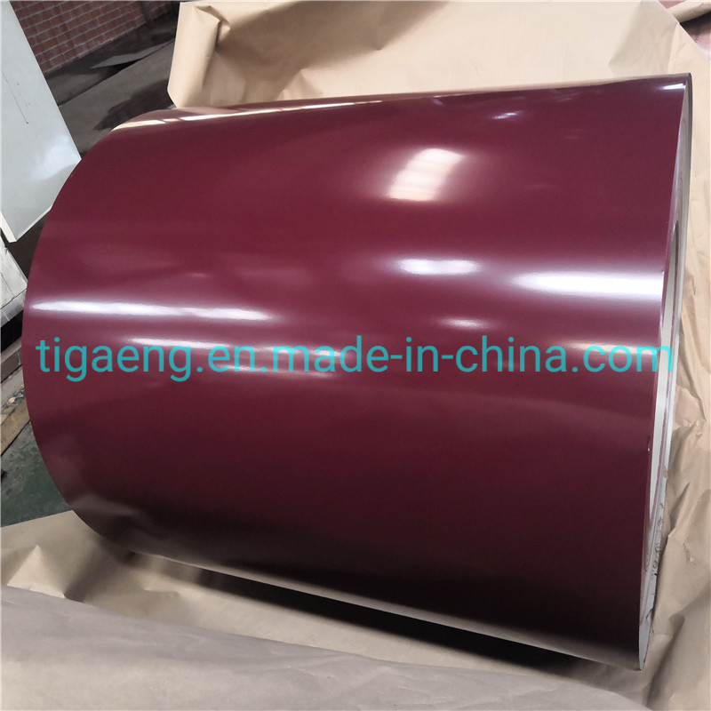 PPGI PPGL Red Blue Green Color Coated Roofing Sheet Roll Prepainted Galvalume Galvanized Steel Coil