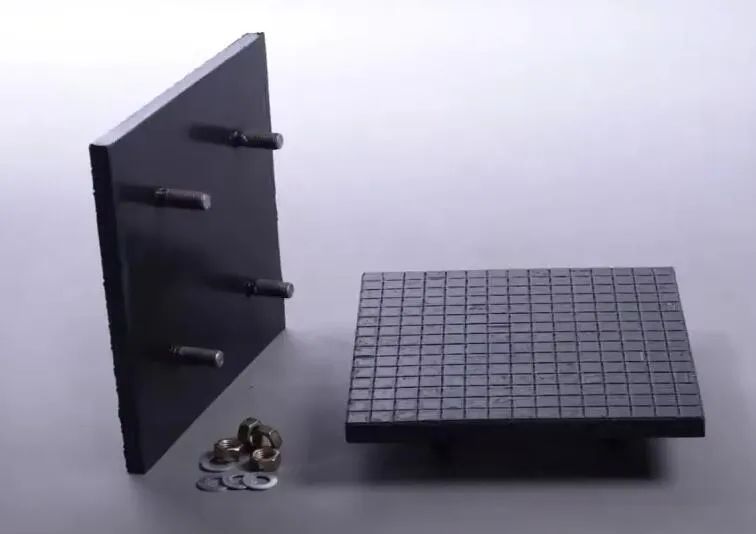 Wear Resistant Conveyor Chute Ceramic Rubber Wear Liner Sheets Composite Plate Lining