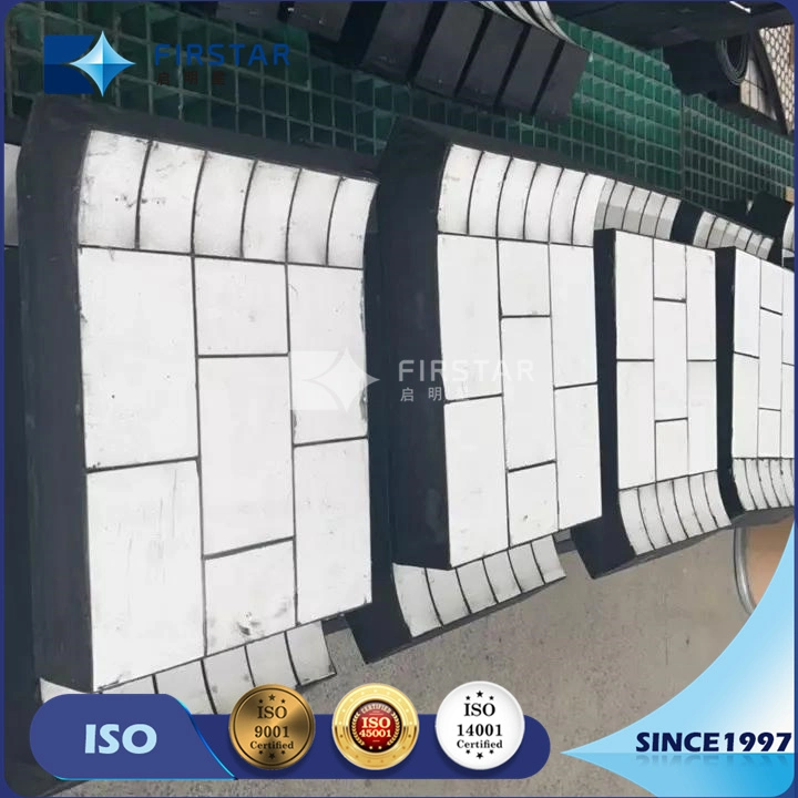 Anti Impact&Abrasion Alumina Ceramic Panel Chute Liner