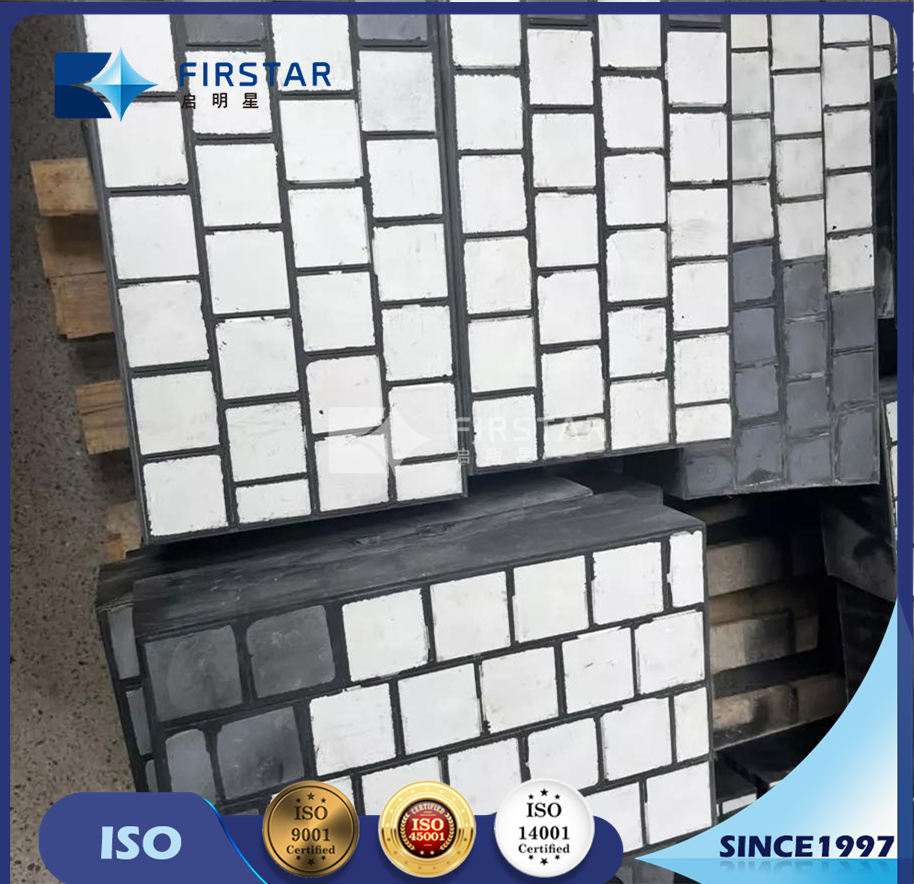 Durable Siliocn Carbide Ceramic Rubber Steel Liner for Extreme Conditions