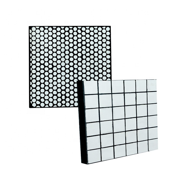 Conveyor Chute Wear Liner, Steel Backed Rubber Ceramic Composite Plate