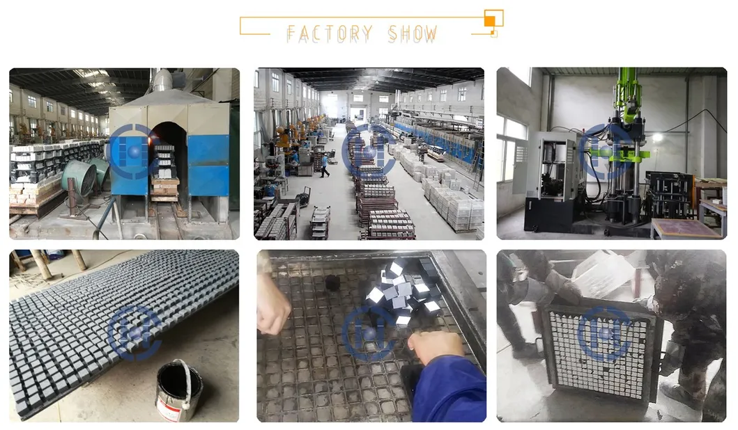 Impact Resistant Rubber Ceramic Wear Plate