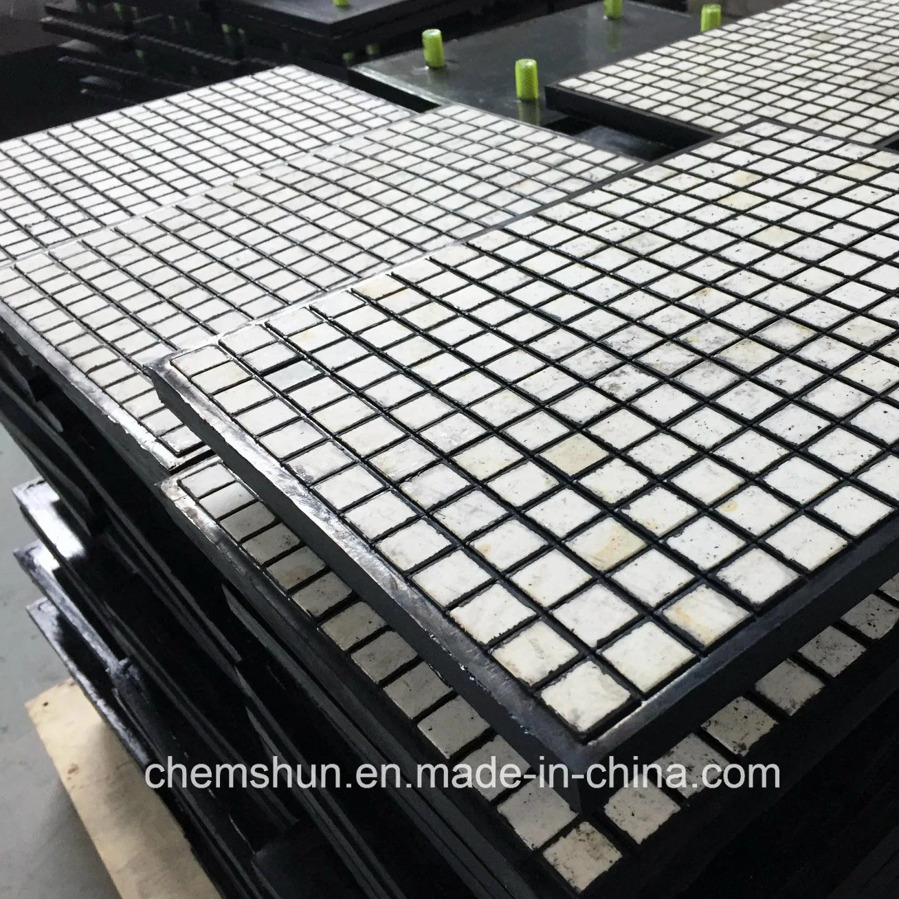 Rubber Composite Liner Wear Plates as Chute Lining