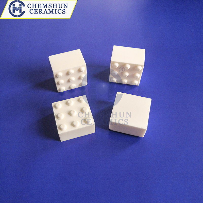 Alumina Ceramic Tile with Dimples for Pulley Lagging