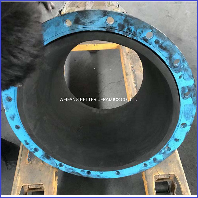 Steel Pipe/Bend Shape Lined with Silicon Carbide Ceramic Tube Liner