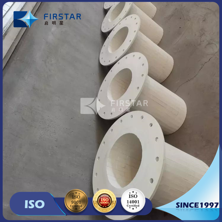 92% 95% Al2O3 High Alumina Ceramic Tiles Lined Pipe Reducer Bend Elbow