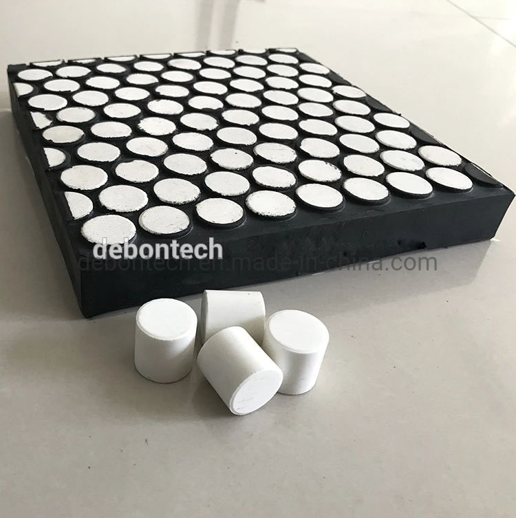 Steel Backing Plate Composite Rubber Ceramic Wear Resistant Liner