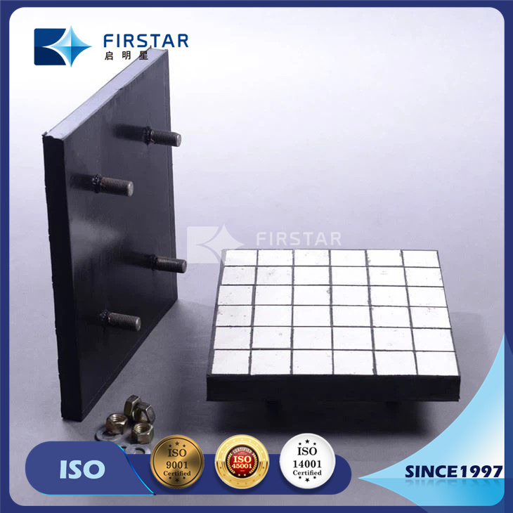 High-Durability Composite Rubber Ceramic Liner Plates for Chutes
