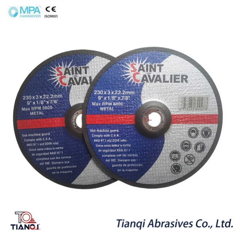 Factory Mass Production Wear Resistant 230X3X22.2mm Metal Cutting Discs