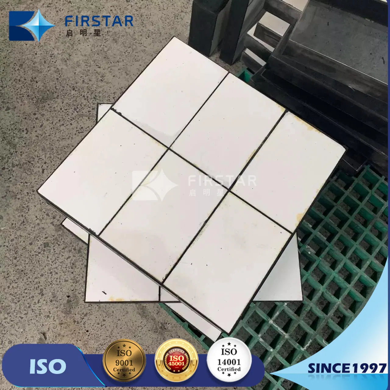 Abrasion &amp; Impact Resistant Ceramic Block Rubber Ceramic Chute Liner