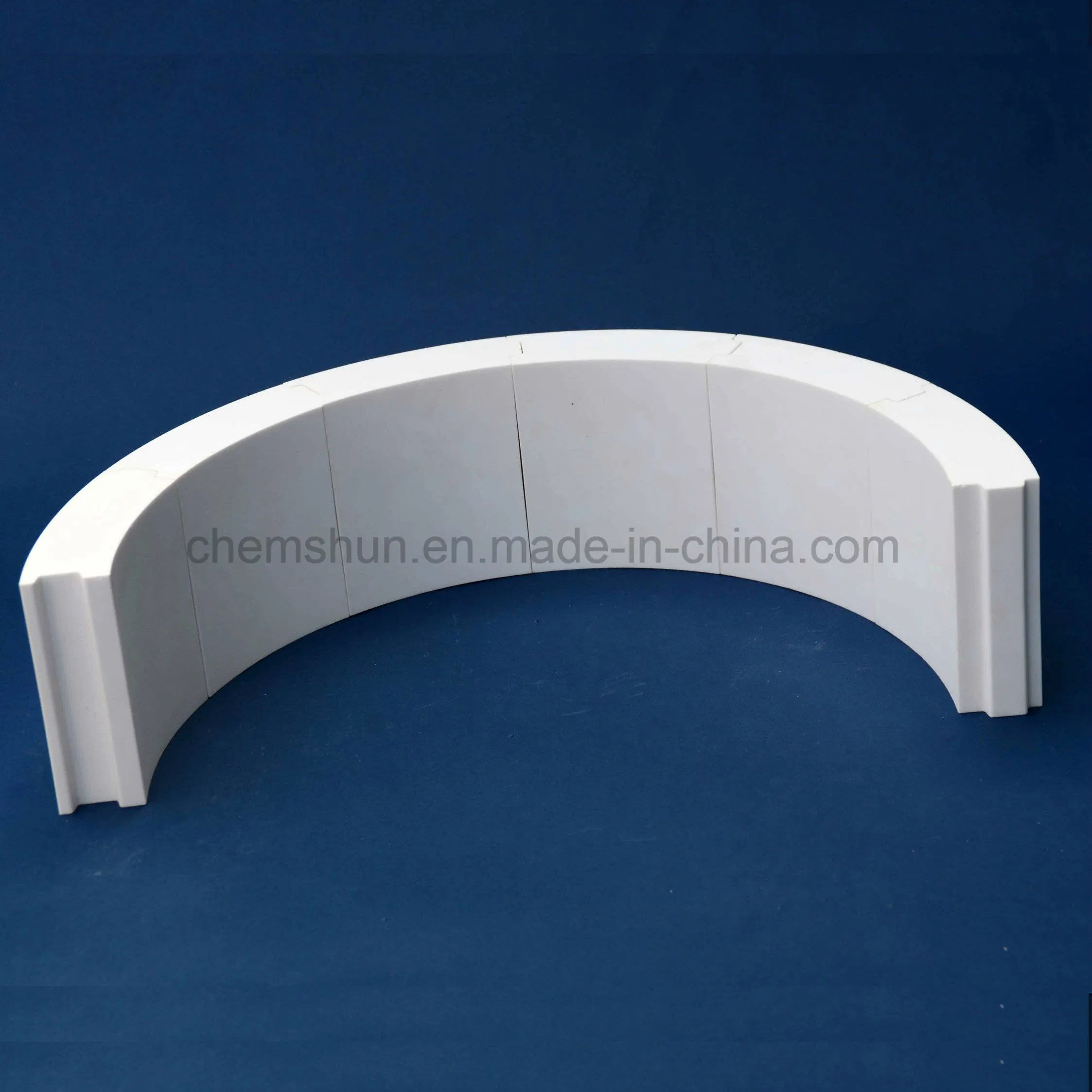 Wear Resistant Ceramic Elbow Bend Pipe Tile Lined Steel Pipeline