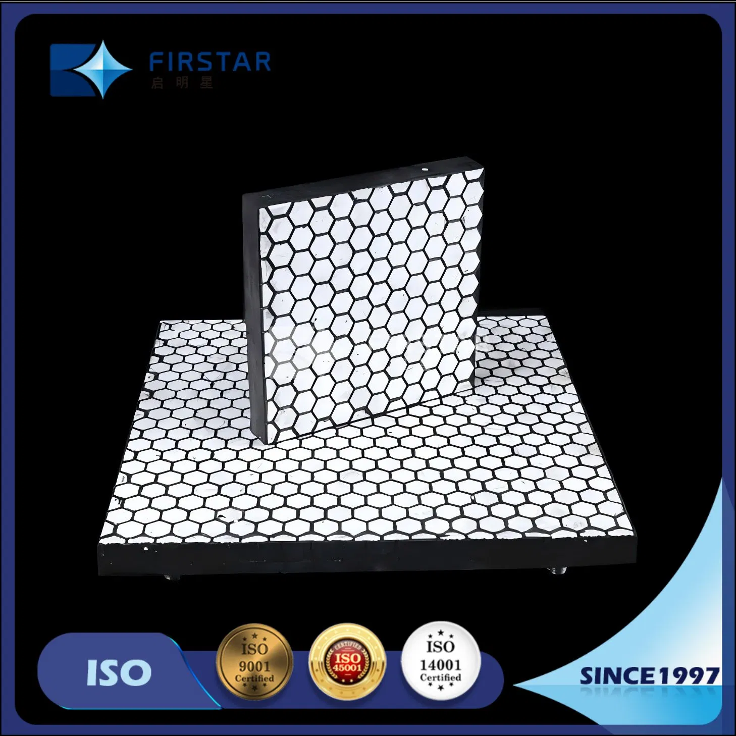 High-Quality Ceramic Hex and Cylinder Wear Liners for Industry