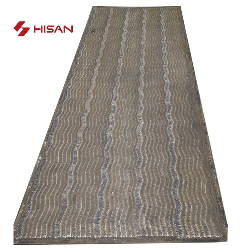 Hisan Wave Bead Wear Resistant Chrome Carbide Overlay Hardfacing Weld Plate