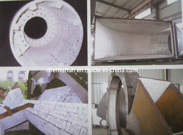 Abrasion Resistant Alumina Oxide Ceramic Lined Hopper