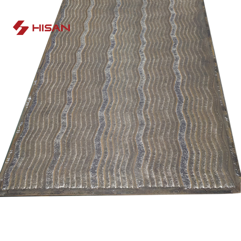 Hisan Wave Bead Wear Resistant Chrome Carbide Overlay Hardfacing Weld Plate
