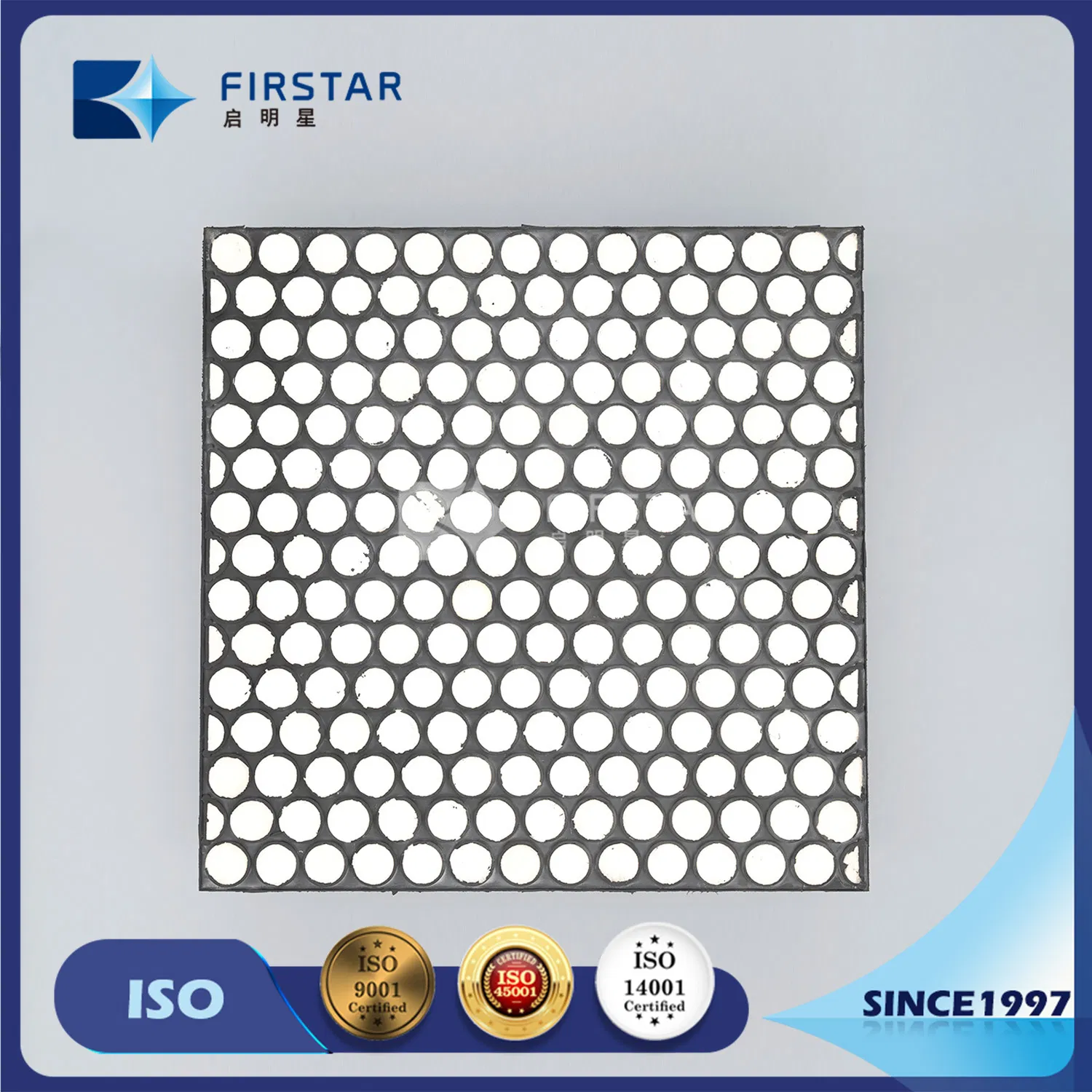 Impact Resistant Ceramic Liner Plates with Rubber Backing for Chute Wear Resistant