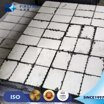 Abrasion Resistant Ceramic Rubber Composite Lining for Aggregate Industries