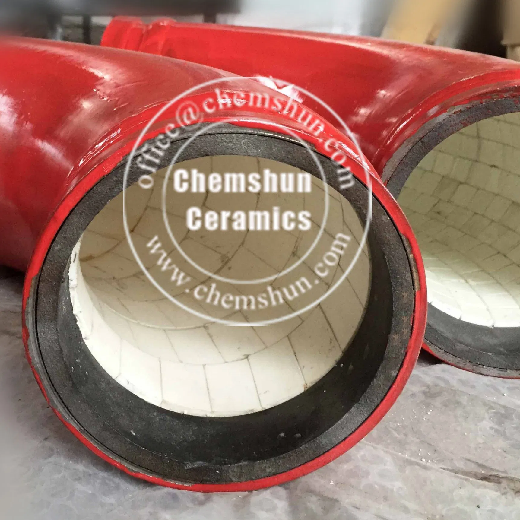 Custom-Made Alumina Ceramic Lined Pipe