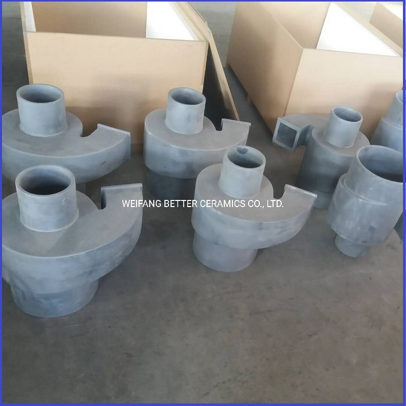 Wear resistance &nbsp;silicon carbide ceramic &nbsp;lining /Sisic Cyclone liner