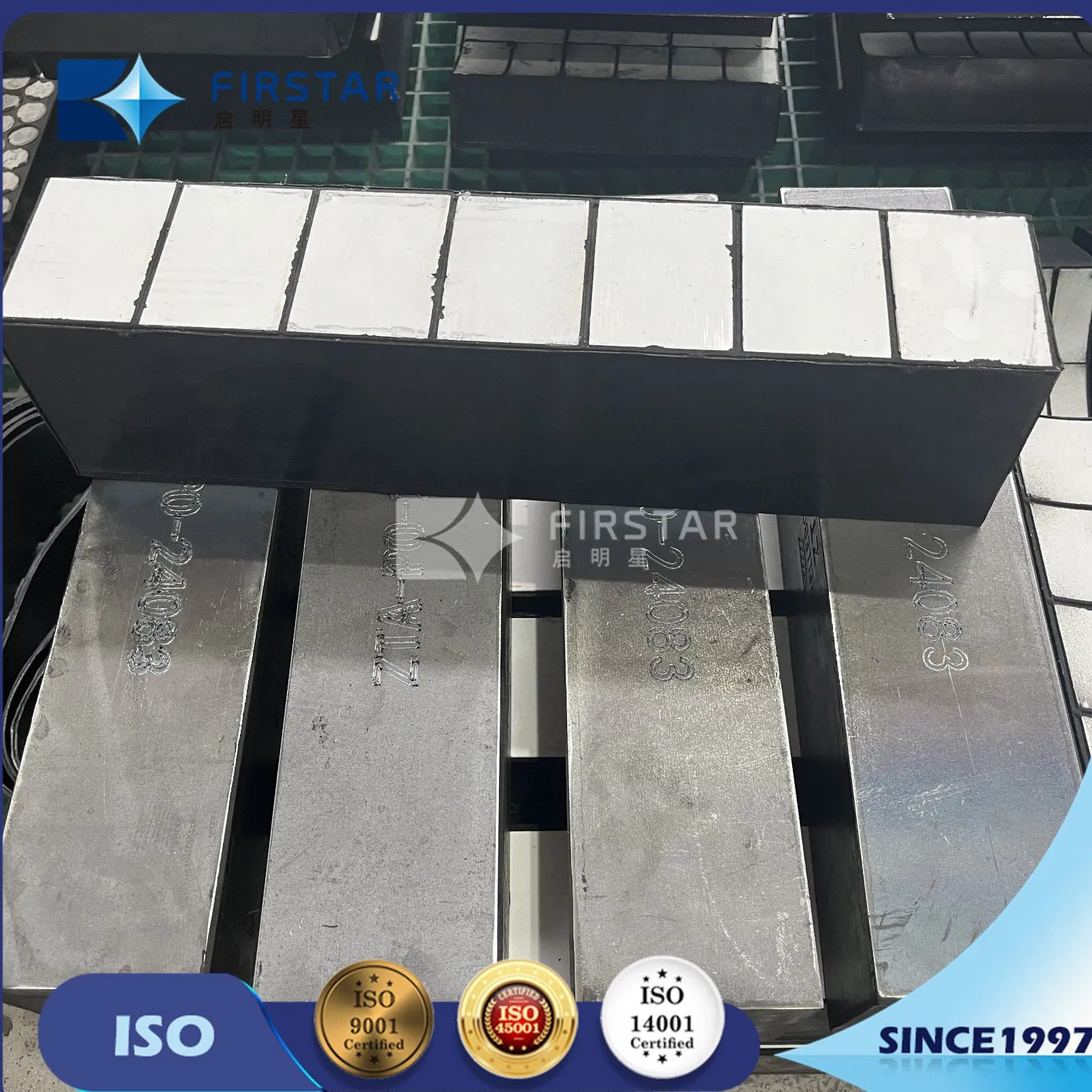 Anti-Impact Rubber Backed Silicon Carbide Tile Composite Ceramic Wear Panel for Mining