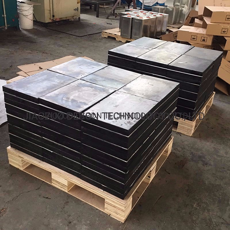 Steel Back Plate Protection Rubber Panel Impact Chute Composite Rubber Mats Pad Wear Liner Panel