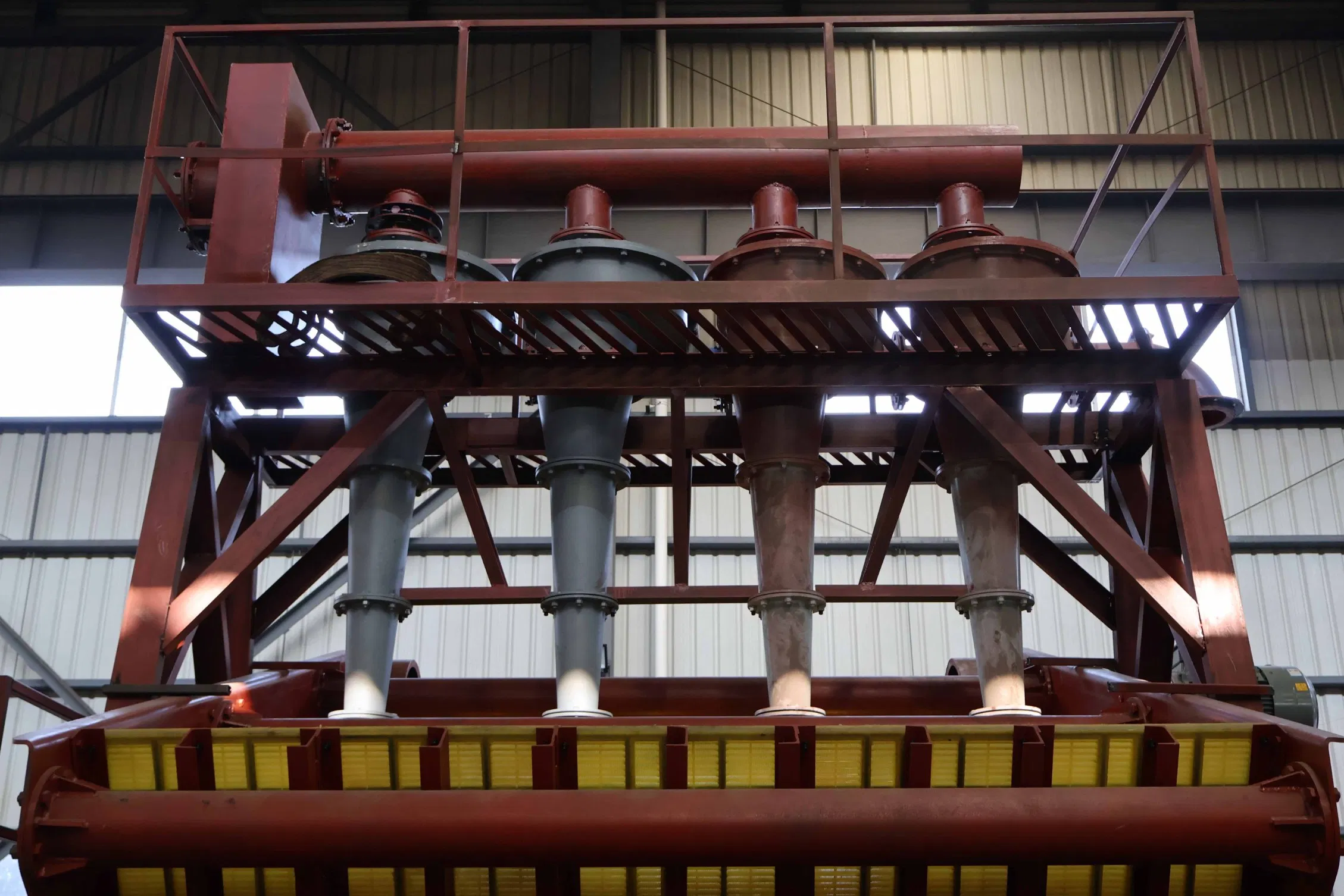 Durable Q345 Carbon Steel Frame Cyclone Separator with Wear-Resistant Rubber Liner for Mining Operations Wholesale 2025