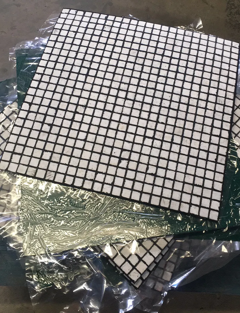 500x500x8mm wear mats