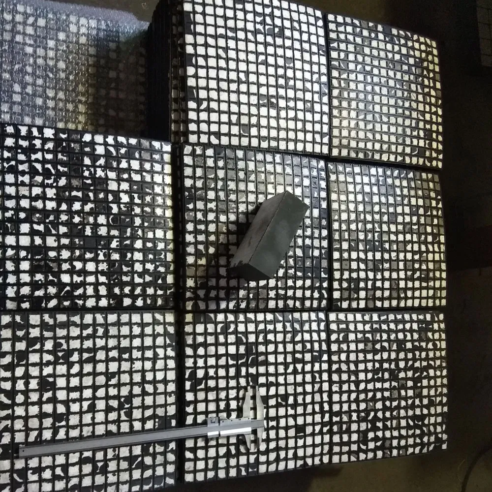 High Quality Alumina Ceramic Composite Wear Liners with Rubber and Steel Backed