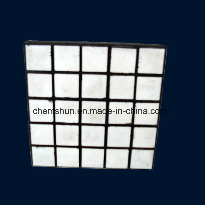 Rubber Backed Ceramic Wear Liner Tile with Facotry Price