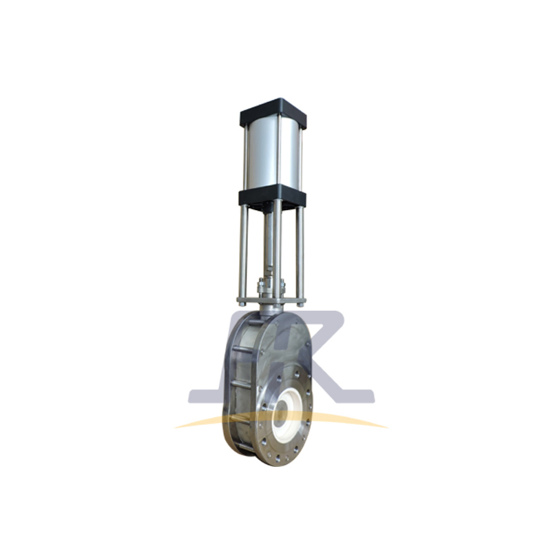 Pneuamtic Stainless Steel Ceramic Lined Double Disc Gate Valve