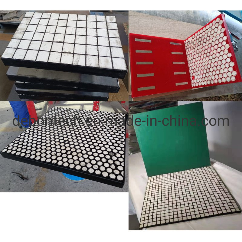 Wear Resistant Ceramic Rubber Composite Wear Liner for Silo with 92% Mosaic Tile