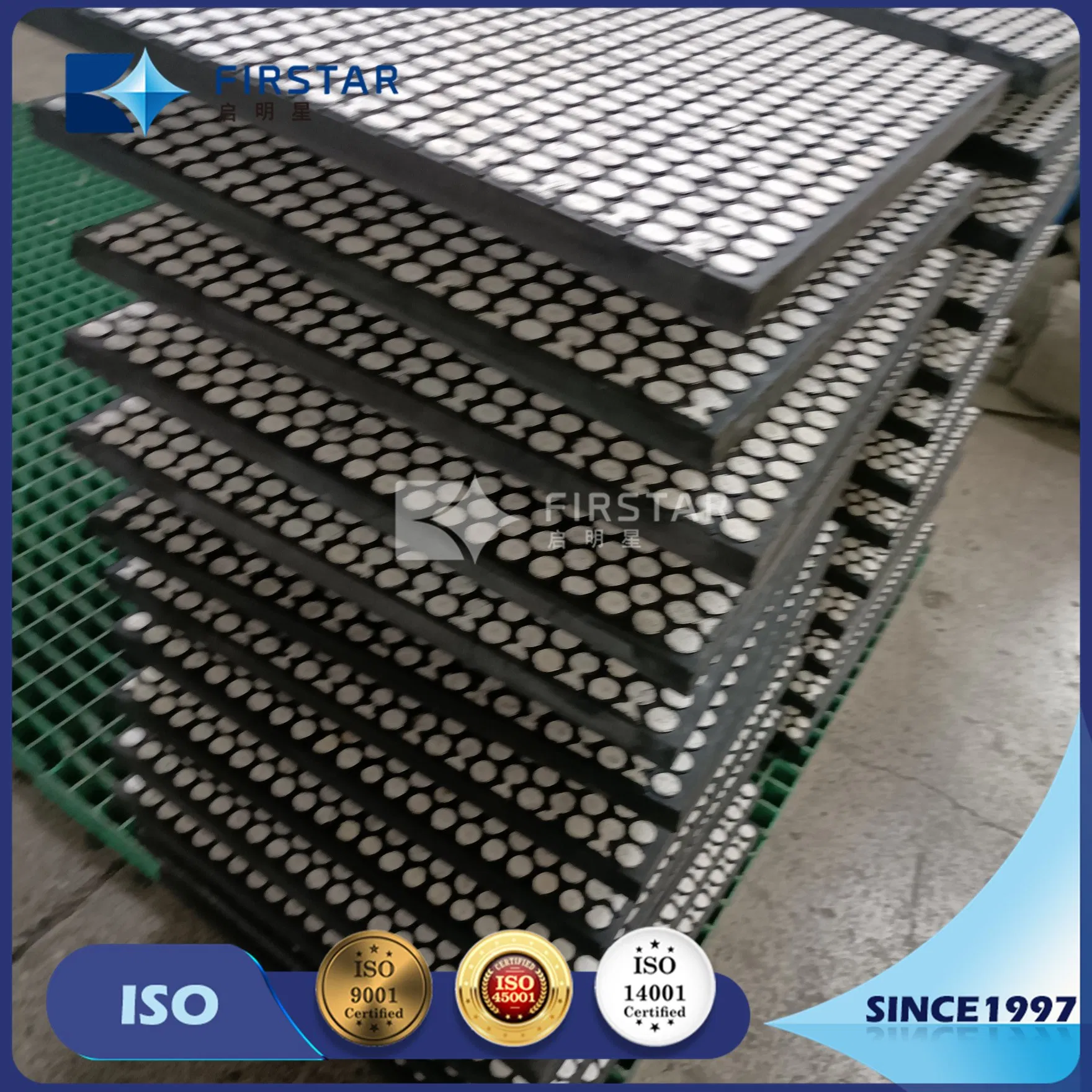 Manufacturer of Rubber Backed Ceramic Wear Liner Made by Alumina Cylinder Ceramic for Chute Wear and Impact Lining