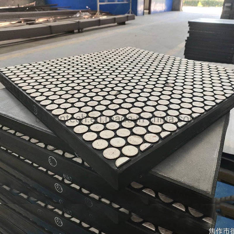 92% 95% Zta Alumina Ceramic Cylinder Tile Wear Resistant Rubber Liner