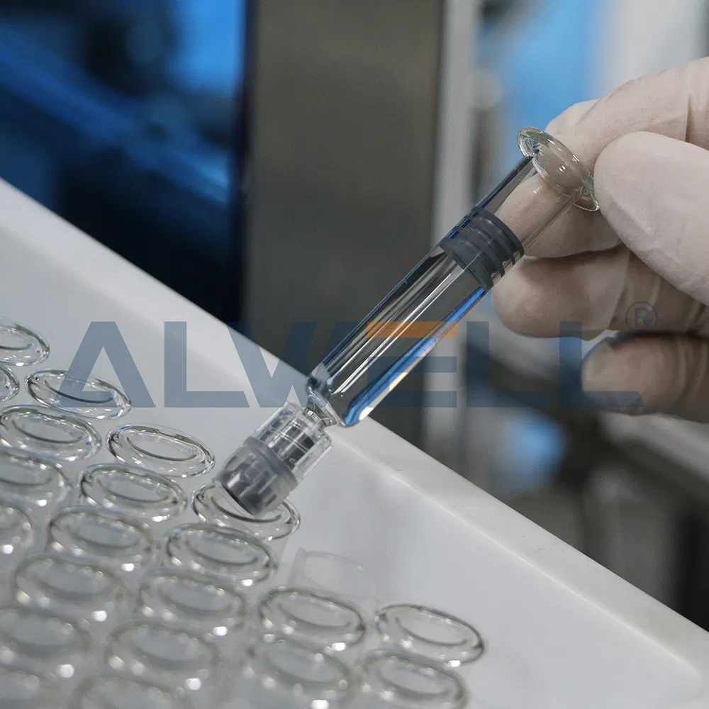 Automatic Hyaluronic Acid Liquid Gel Pfs Prefilled Stoppering Nested Syringe Filling Machine