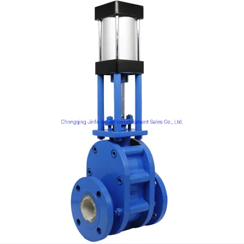 Pneumatic Ceramic Lined Twin Disc Gate Valve