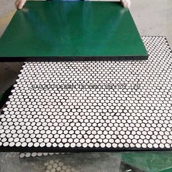 Wear Resistant Ceramic Rubber Composite Lining Chute Rubber Ceramic Lining