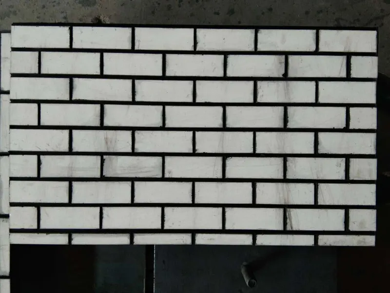 High Impact Resistant Rubber Backed Alumina Ceramic Composite Wear Liner Plate