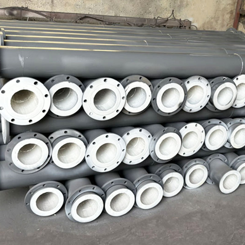 High Hardness Mine Electricity Alumina Ceramic Tiles Lined Wear Resistant Steel Elbow Bend Pipe