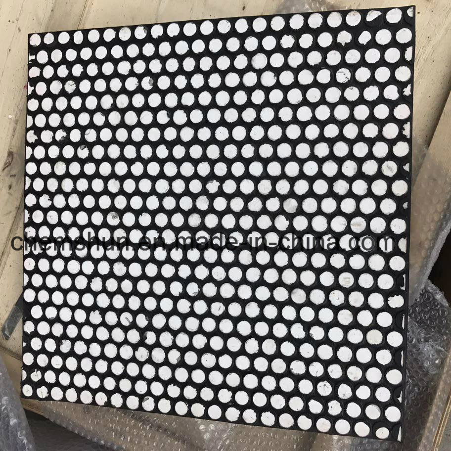 Chemshun Impact Resistant Steel Backed Rubber Ceramic Wear Liner