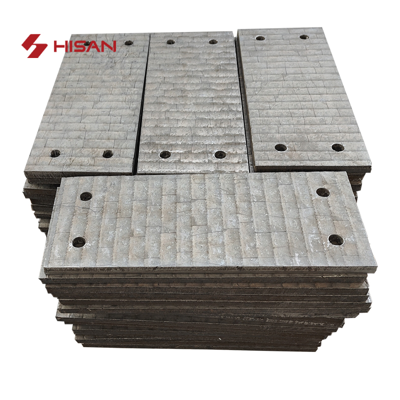 Hisan Cement Chute Feeder Cco Hardfacing Clad Wear Resistant Steel Hard Plate