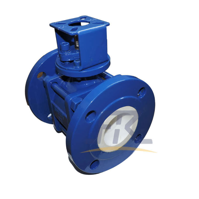 Frq641tc Round Port Stainless Steel Pneumatic Flanged Ceramic Lined Floating Ball Valve