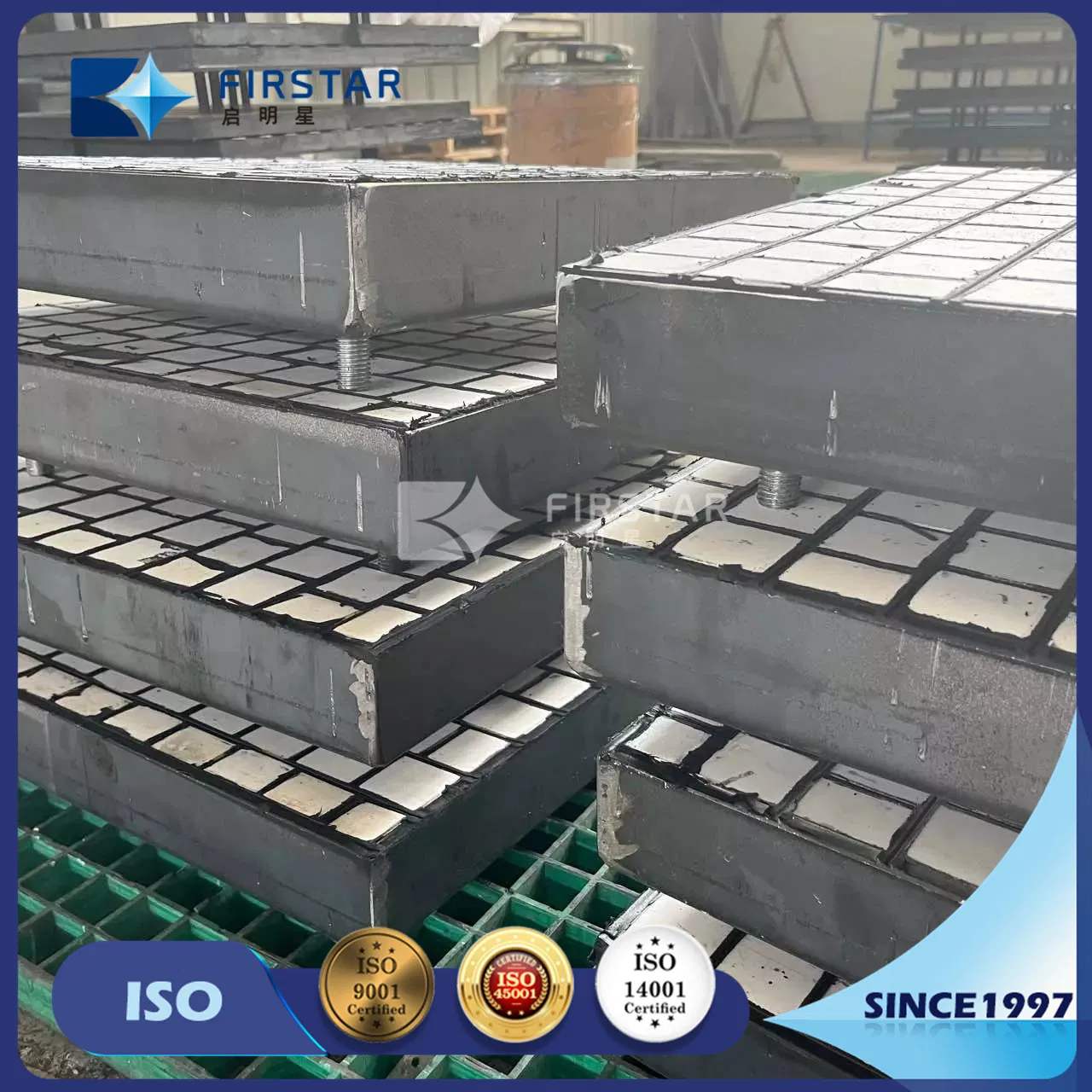 Durable Steel and Rubber Backed Ceramic Chute Wear Liner