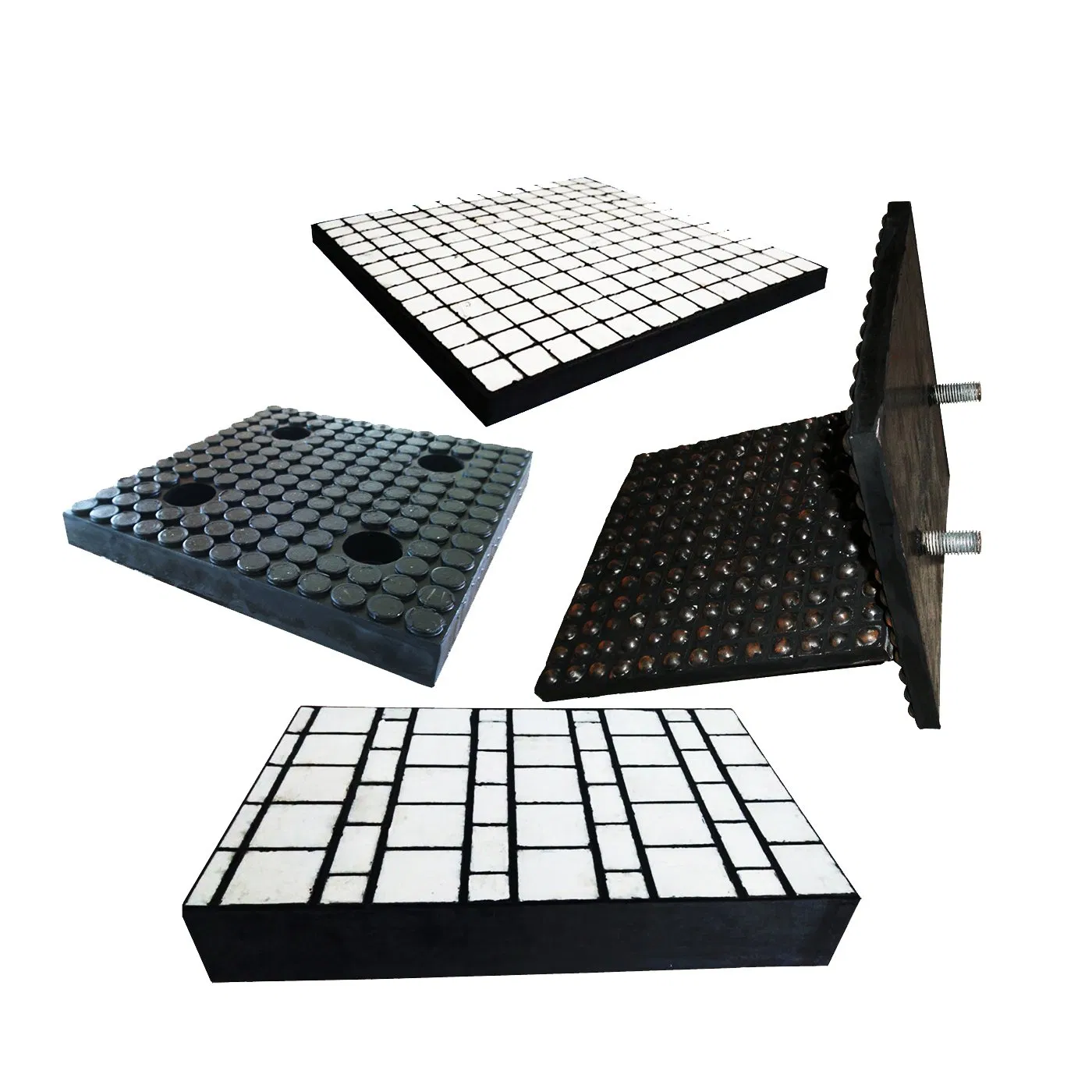 Wear Resistant Rubber Backed Alumina Ceramic Lining